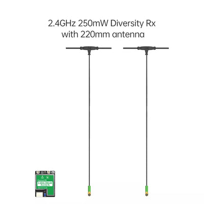 iFlight ExpressLRS ELRS 2.4GHz True Diversity Receiver - Choose Antenna