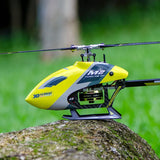 OMPHobby M2 EVO RTF 3D Flybarless Dual Brushless Motor Direct-Drive RC Helicopter - YELLOW