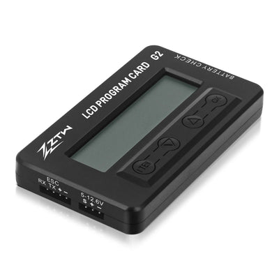 ZTW Multifunctional LCD Program Card/Box G2 for Beatles/Mantis Slim G2 ESCs Lipo Battery Checker and Servo Tester