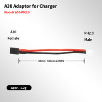GNB A30 > PH2.0 Charging Adapter 60mm - 5 Pack