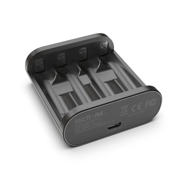ISDT A4 Air Battery Charger, Smart AA/AAA Battery Charger with Bluetooth Connection Function