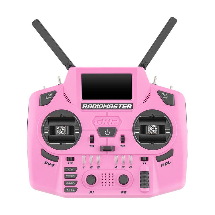 RadioMaster GX12 Crush M2 ELRS 2.4GHz/900MHz OLED Display GX01 1000Hz Gimbals Radio Controller - Choose Color