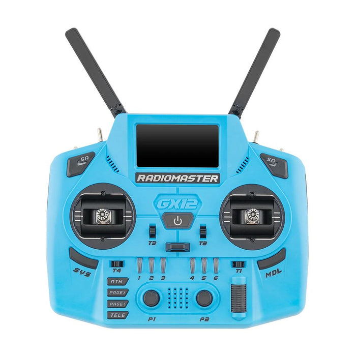 RadioMaster GX12 Crush M2 ELRS 2.4GHz/900MHz OLED Display GX01 1000Hz Gimbals Radio Controller - Choose Color