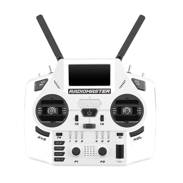 RadioMaster GX12 Crush M2 ELRS 2.4GHz/900MHz OLED Display GX01 1000Hz Gimbals Radio Controller - Choose Color
