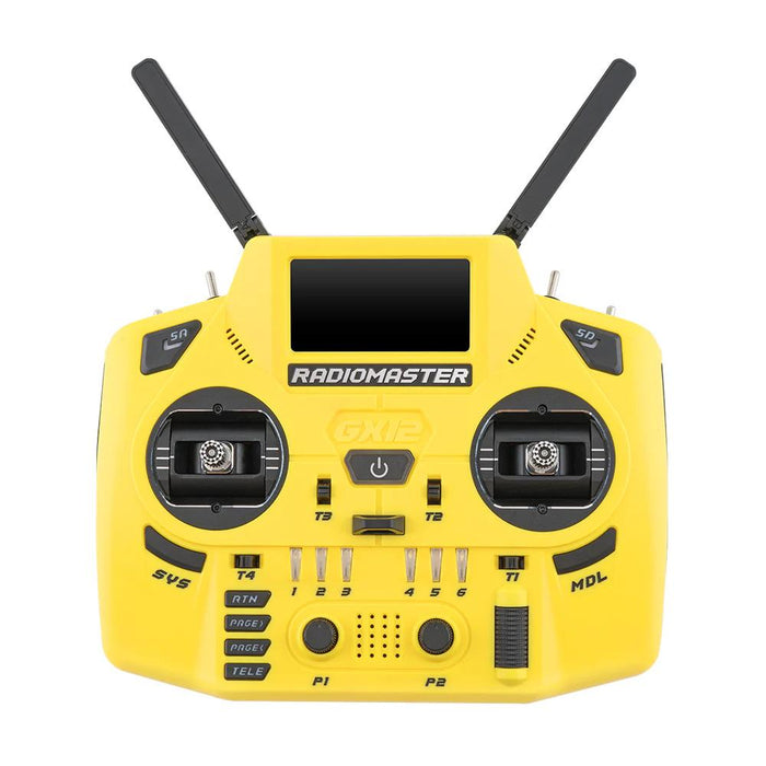 RadioMaster GX12 Crush M2 ELRS 2.4GHz/900MHz OLED Display GX01 1000Hz Gimbals Radio Controller - Choose Color