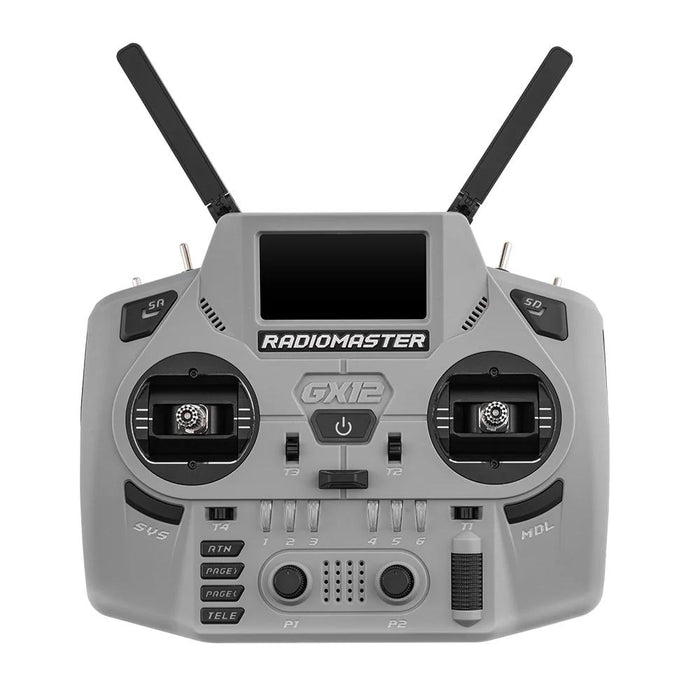 RadioMaster GX12 Crush M2 ELRS 2.4GHz/900MHz OLED Display GX01 1000Hz Gimbals Radio Controller - Choose Color