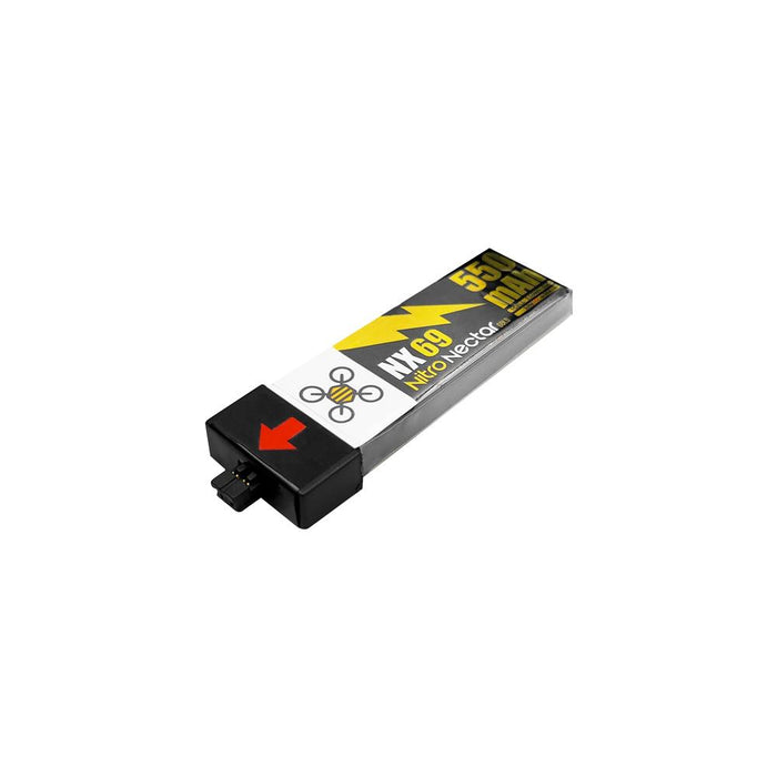 NewBeeDrone Nitro Nectar NX69 550mAh 1S 80C HV LiPo Battery (2 x Batteries)