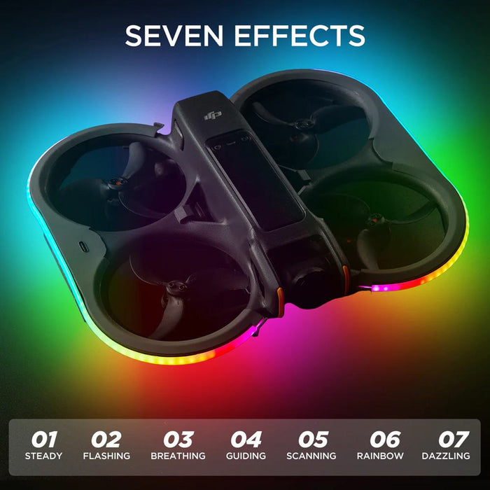 ViFly Duct Guards with Colorful LED Strip for DJI Avata 2