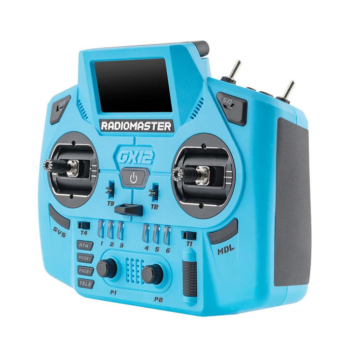 RadioMaster GX12 Crush M2 ELRS 2.4GHz/900MHz OLED Display GX01 1000Hz Gimbals Radio Controller - Choose Color