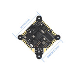 GEPRC TAKER F411 AIO Flight Controller Built-in ELRS 2.4G Receiver and 1-2S 12A ESC - 25x25mm