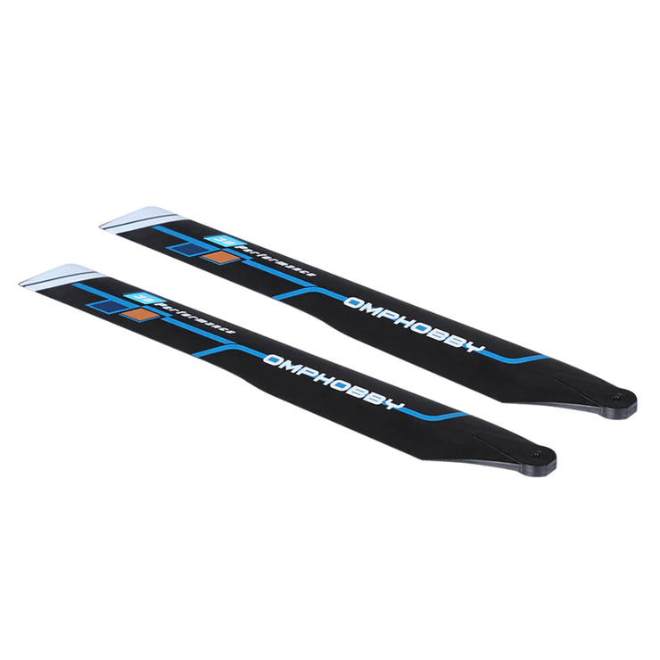 OMPHobby M2 EVO 3D Helicopter Main Blades Set (2pcs) - WHITE