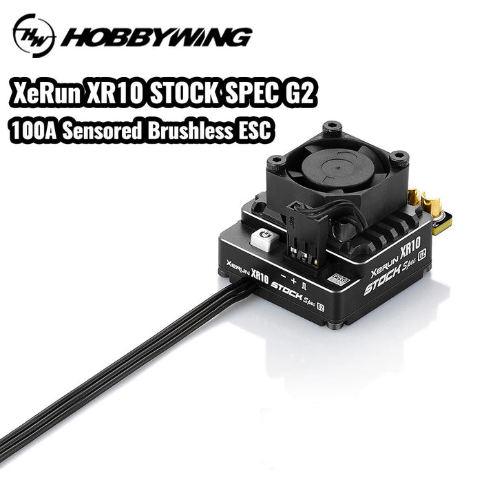 HobbyWing XeRun XR10 STOCK SPEC G2 (2S) Surface ESC for 1/10th Racing/Drift Cars