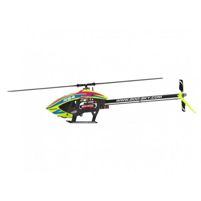 Goosky Legend RS4 Venom Edition Electric Helicopter Kit With Motor & Blades (Unassembled) - YELLOW