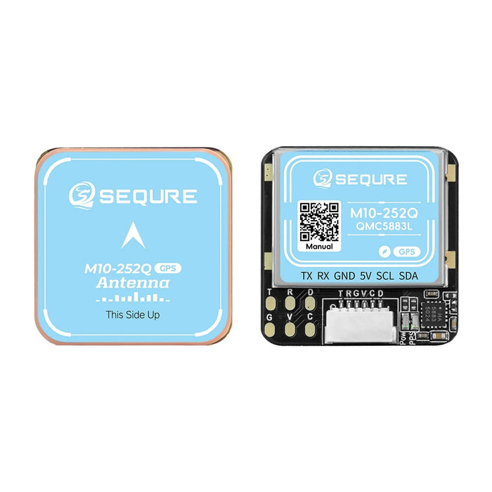 Sequre M10-252Q GPS Module Small Size Fast Positioning BF INAV Ardupilot Fixed-wing Drone