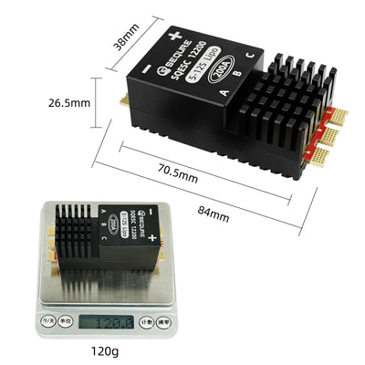 Sequre SQESC 12200 5-12S 200A AM32 ESC for X-Class/Cinelifter Drone Airplane RC Car