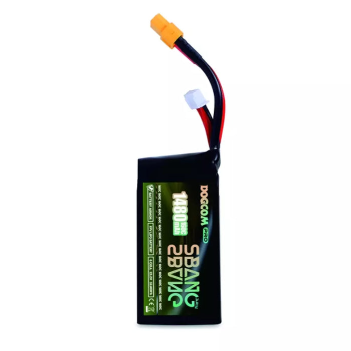 DOGCOM SBANG Version 1480mAh 6s 22.2V 160C LiPo Battery - XT60