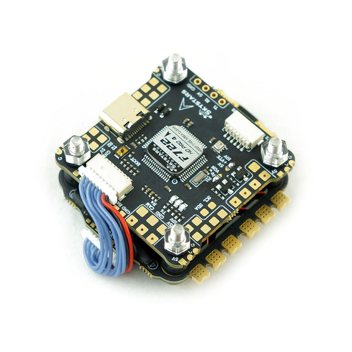 Skystars F7HD Stack F722HD Pro 4 Flight Controller & KM65A AM32 F4 128KHz 65A 4in1 ESC - 30 x 30mm