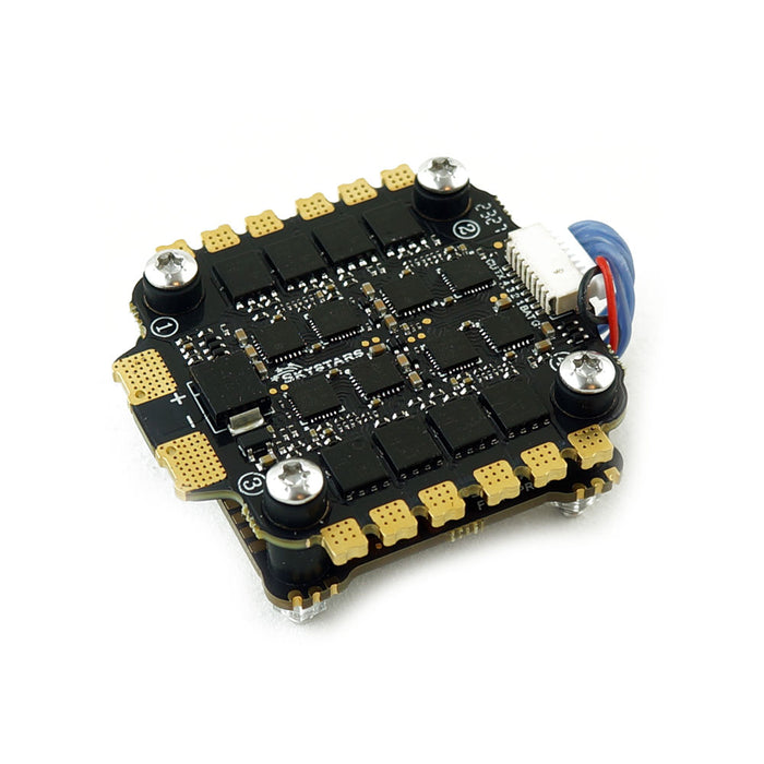 Skystars F7HD Stack F722HD Pro 4 Flight Controller & KM65A AM32 F4 128KHz 65A 4in1 ESC - 30 x 30mm