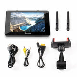 Eachine Moneagle 5 Inch FPV Monitor IPS 1000Lux 800x480 5.8GHz 40CH Diversity DVR 360° Full View HD Display 4000mAh