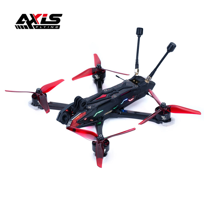 AxisFlying Manta 5 Pro Squashed X DJI O3 DIY 34 LED 6S GPS High Performance Cinematic/Freestyle FPV Drone - Choose Version