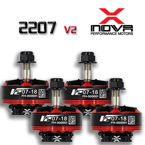 XNOVA 2207 Freestyle Hard Line V2 Motors - 1900KV - 4PCS