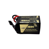CNHL Ultra Black Series 1550MAH 22.2V 6S 150C Lipo Battery - XT60