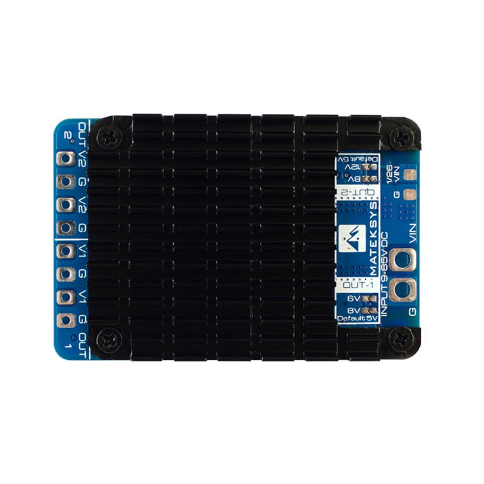 Bec Power Module Matek PM20S-2 Power Module 3~20S Input W/ 2x BEC — Pyrodrone