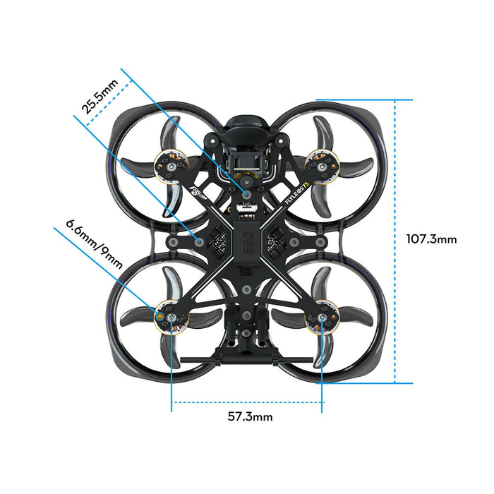 Flywoo FlyLens 75 HD O3 Lite 2S Brushless Whoop FPV Drone BNF - Choose Receiver