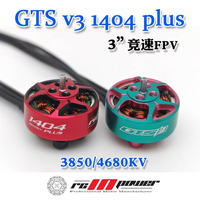 RCINPOWER GTS V3 1404.6 3850KV FPV Drone Motor - Choose Color