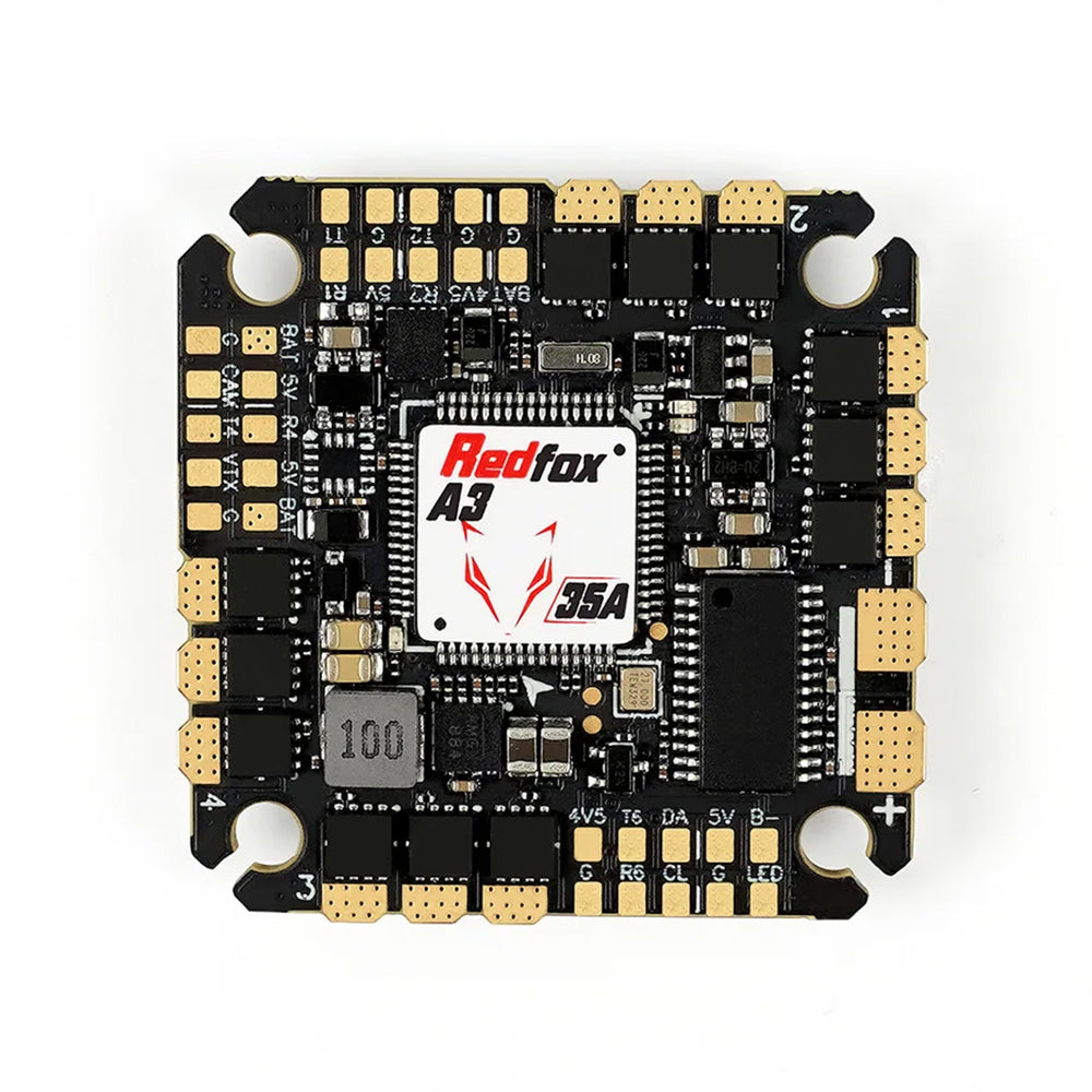 alö steuergerät Sub250 Redfox A3 F722 35A/45A 4in1 AIO Flight Controller for 2 to 3.5 —  Pyrodrone