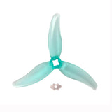 Gemfan Hurricane 3.5" 3630-3 PC Durable Tri-Blade Prop M5 with Adapter for & T-Mount 1.5mm (2CCW+2CW) - Choose Color