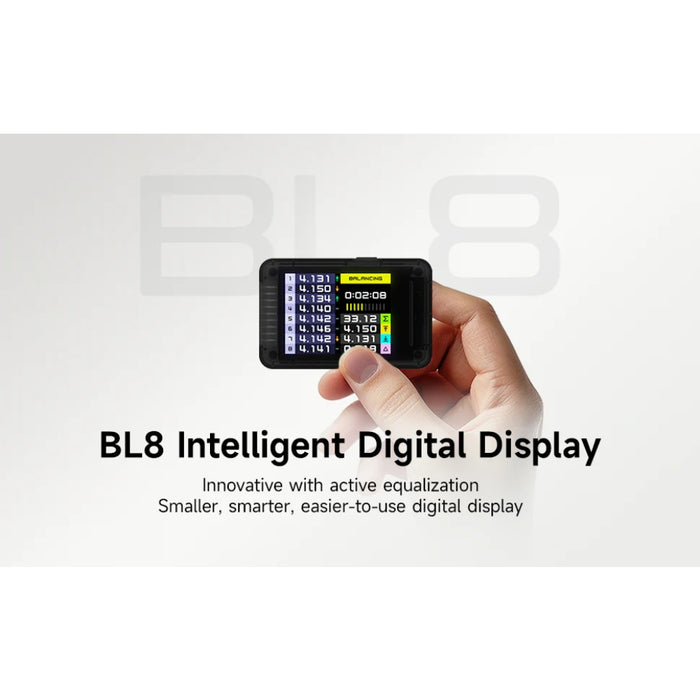 ISDT BL8 LiPo Battery Checker 2S-8S Smart Active Balancer with High Accuracy Color Screen App Remote Control