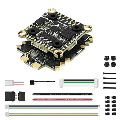 Sequre H743 & E70 G1 4-8S Stack H743 MPU6000 Flight Controller and 70A BL32 128K 4in1 ESC - 20x20mm