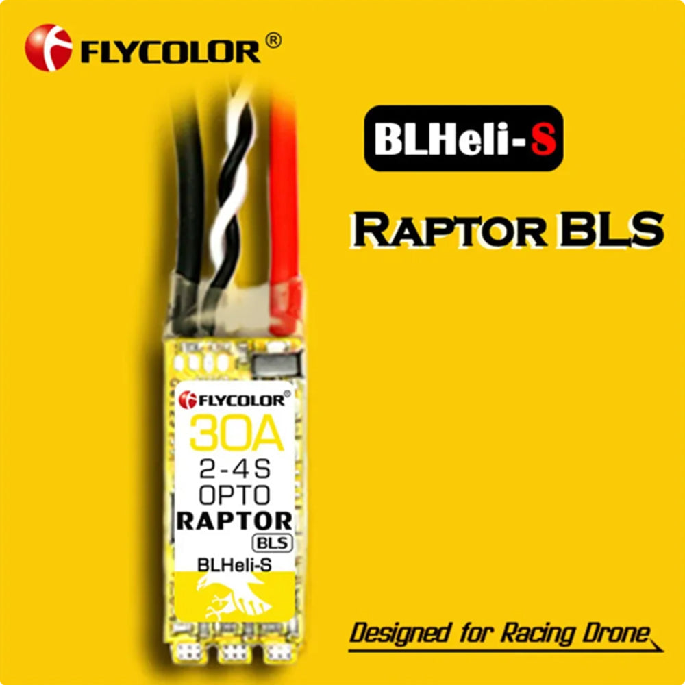 Flycolor Raptor Flycolor Raptor BLHeli-S 30A 2-4S OPTO Individual ESC