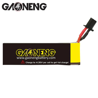 Gaoneng GNB 1S 530MAH 90C 3.8V HV Li-Po Battery for Whoop Micro - GNB27 Cabled