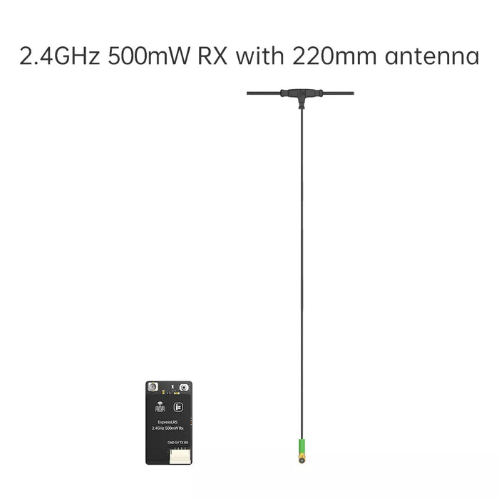 iFlight ExpressLRS ELRS 500mw Receiver 2.4GHz - Choose Antenna