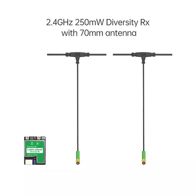 iFlight ExpressLRS ELRS 2.4GHz True Diversity Receiver - Choose Antenna