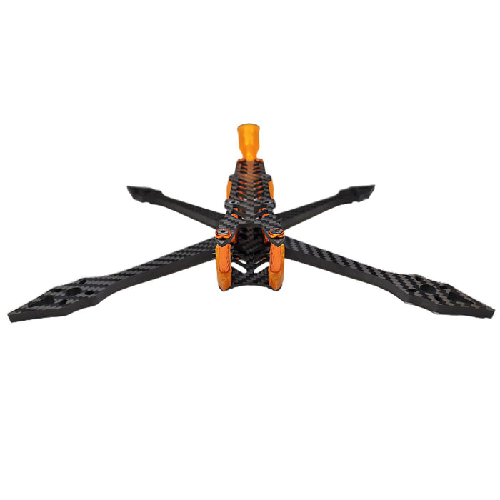 Quadifier Diamondback HD DJI O3 5" Freestyle Frame - Orange Hardware and TPU (REV. 2)