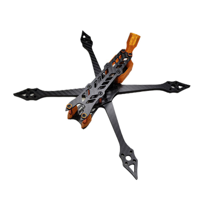 Quadifier Diamondback HD DJI O3 5" Freestyle Frame - Orange Hardware and TPU (REV. 2)