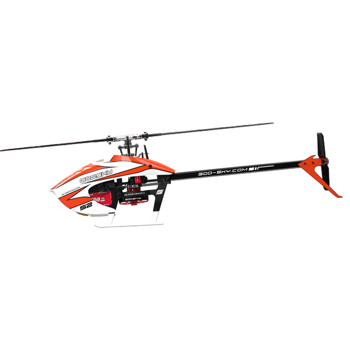 Goosky S2 Max RTF Version (Mode2) 3D Flybarless RC Helicopter - Orange