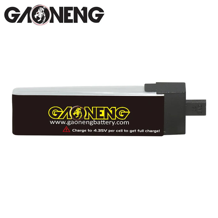 Gaoneng GNB 1S 530MAH 90C 3.8V HV Li-Po Battery for Whoop Micro - GNB27 Plastic Head