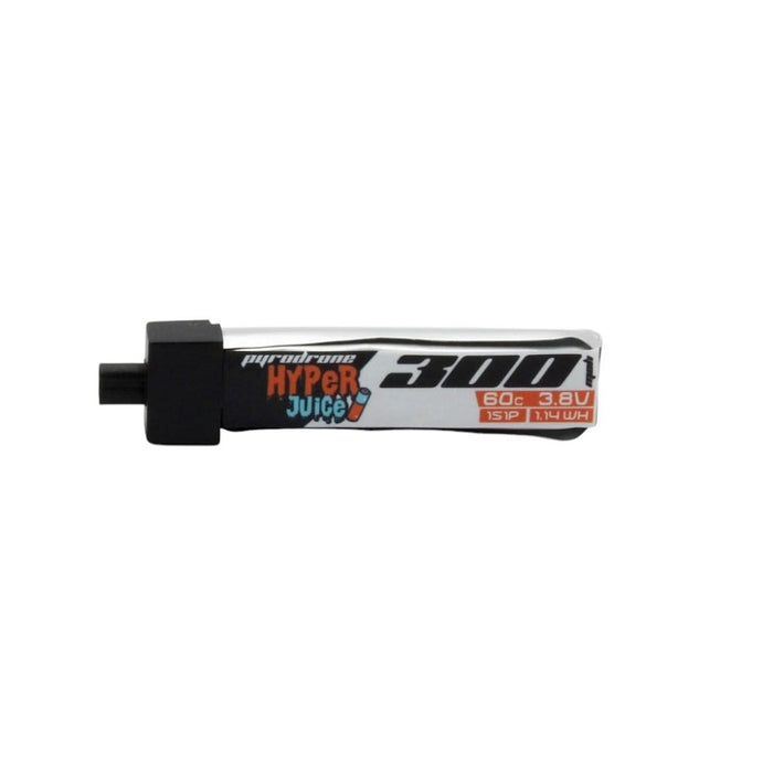 Pyrodrone Hyperjuice 300mAh 3.8V 1S 60C HV - A30 Plastic Head