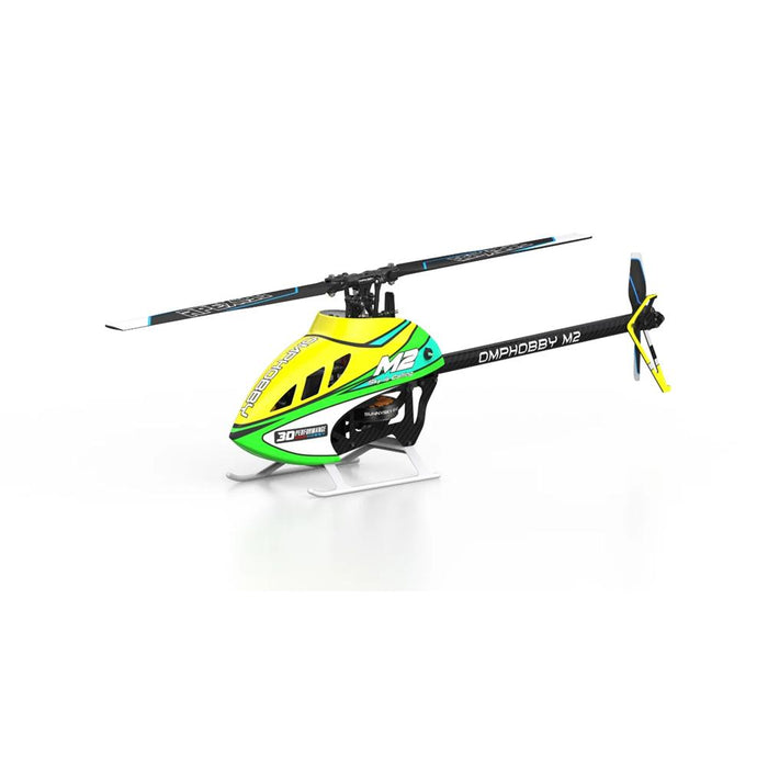 OMPHobby M2 V3 PRO BNF 3D Flybarless Dual Brushless Motor Direct-Drive RC Helicopter - Viper Yellow