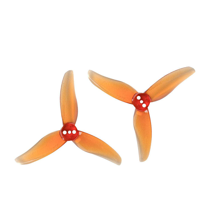 Gemfan Hurricane 2.5" 2520-3 PC Durable Tri-Blade Prop 1.5mm Shaft (4CCW+4CW) - Choose Color