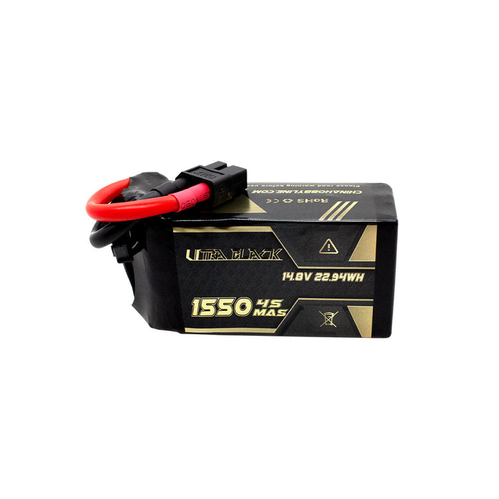 CNHL Ultra Black Series 1550MAH 14.8V 4S 150C Lipo Battery - XT60