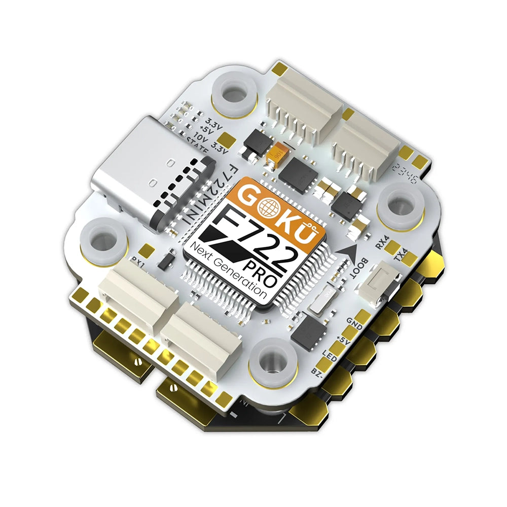 GOKU F722 Pro Mini V2 45A 32Bit 128K Stack - 20x20mm — Pyrodrone