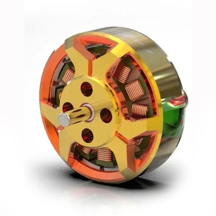 RCINPOWER GTS V3 1303 6000kv Plus 2-3 inch Cinewhoop Micro Motor - Gold Orange