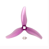 Gemfan Hurricane 3.5" 3630-3 PC Durable Tri-Blade Prop M5 with Adapter for & T-Mount 1.5mm (2CCW+2CW) - Choose Color