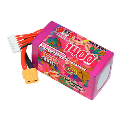 Gaoneng GNB Flight 1400mAh 22.2V 6S 160C Lipo Battery - XT60