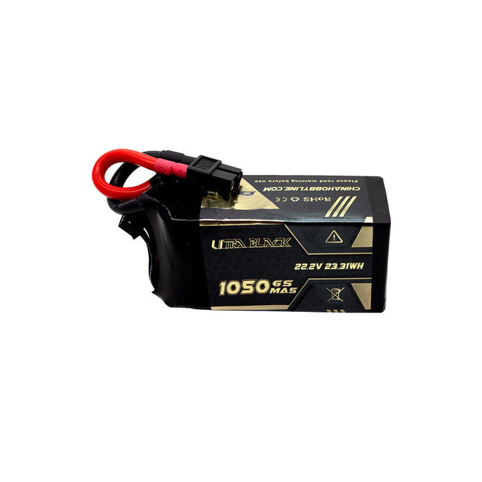 CNHL Ultra Black Series 1050MAH 22.2V 6S 150C Lipo Battery - XT60